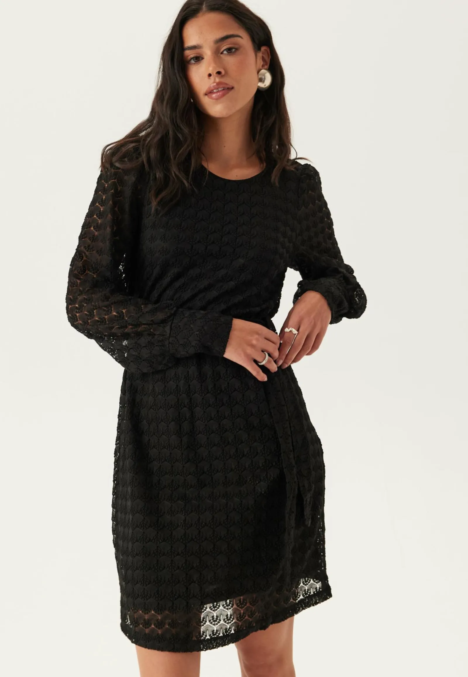 VERO MODA Uudenvuoden Mekot|Pitkähihaiset Mekot*Vmbecca Ls O-neck Lace Dress
