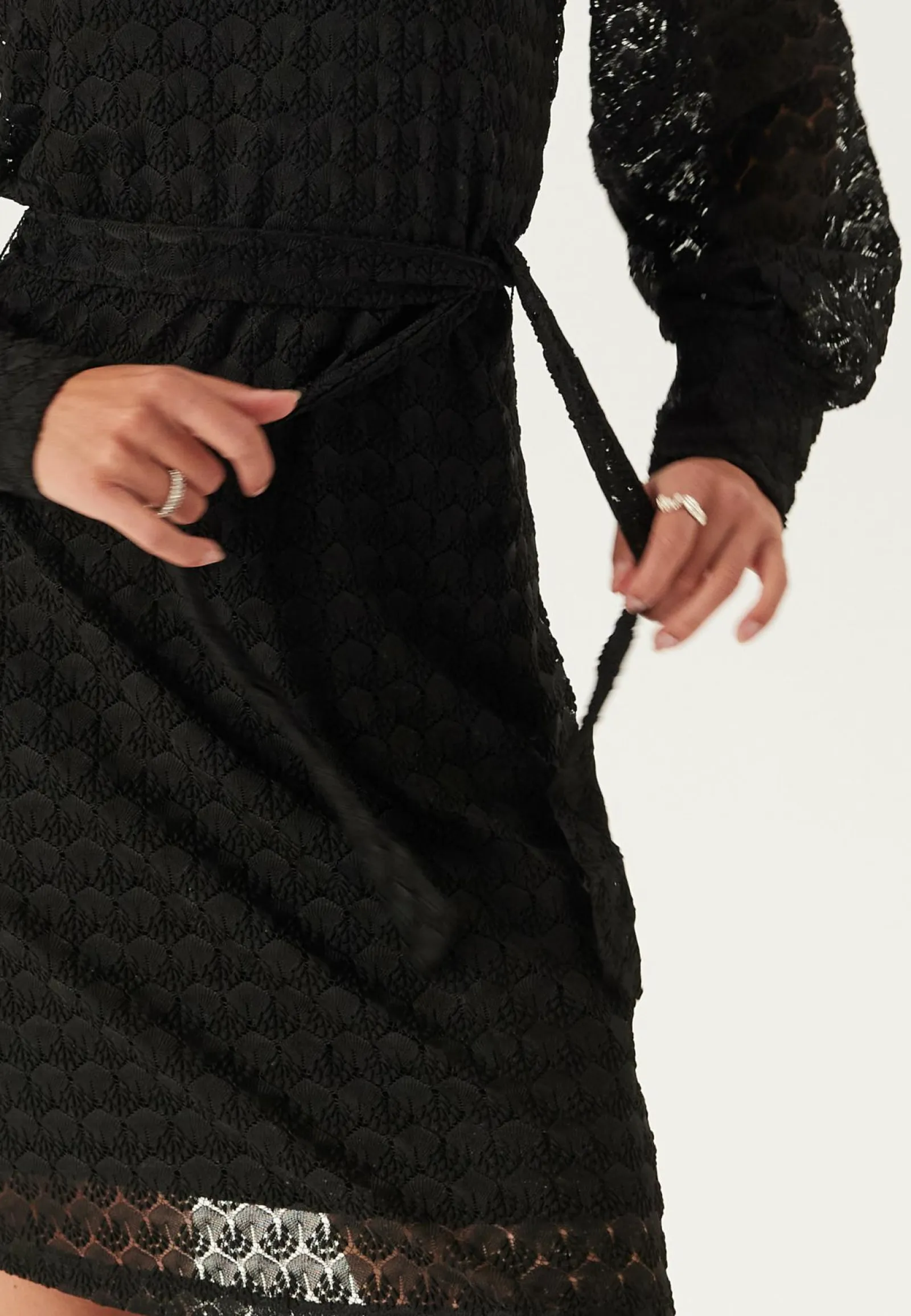 VERO MODA Uudenvuoden Mekot|Pitkähihaiset Mekot*Vmbecca Ls O-neck Lace Dress