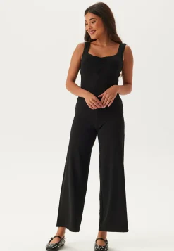 VERO MODA Leveälahkeiset Housut|Keskivyötäröiset Housut*Vmberlin Zamira Mw Wide Pant