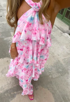 VERO MODA Juhlamekot|Kukkakuosiset Ja Kuviolliset Mekot*Vmfelicia Sl Ruffle Maxi Dress