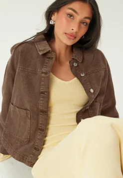 VERO MODA Farkut|Takit*Vmjamie Ls Denim Shacket Mix N