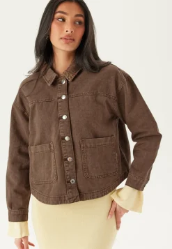 VERO MODA Farkut|Takit*Vmjamie Ls Denim Shacket Mix N