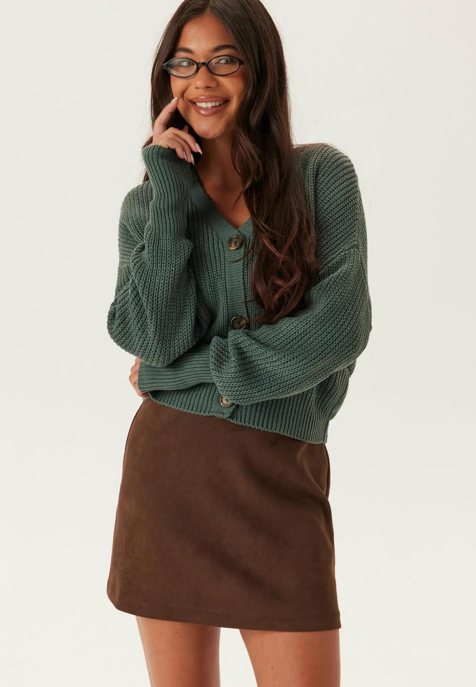 VERO MODA Neuletakit Ja Neuleet|Neuletakit*Vmlea LS V-Neck Cuff Cardigan