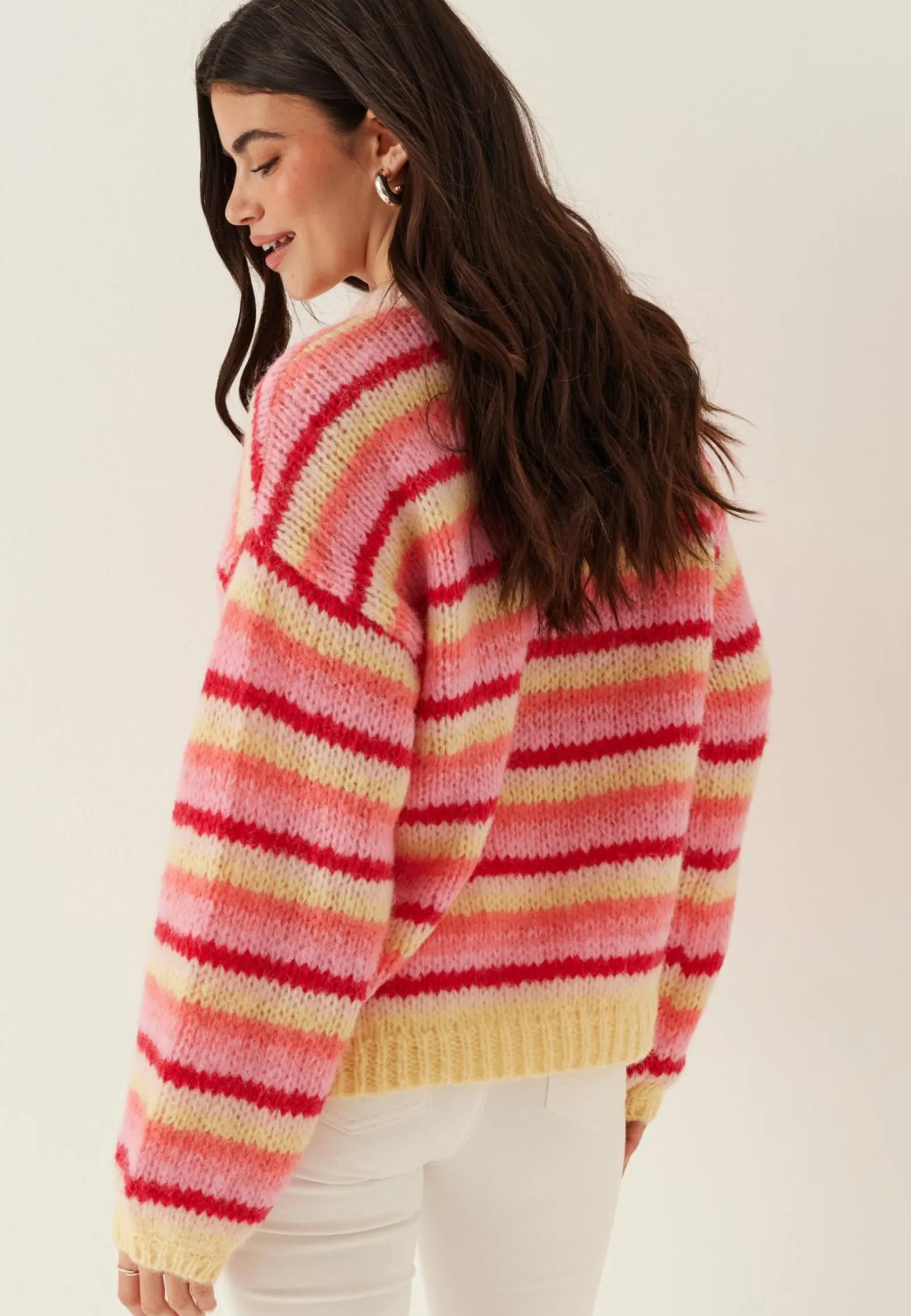 VERO MODA Neulepuserot|Neulotut Neulepuserot*Vmmaybe Stripe Ls O-neck Pullover