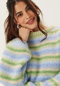 VERO MODA Neulepuserot|Neulotut Neulepuserot*Vmmaybe Stripe Ls O-neck Pullover