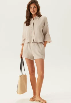 VERO MODA Yksiväriset Puserot Ja Paidat|Paidat*Vmnatali crop shirt