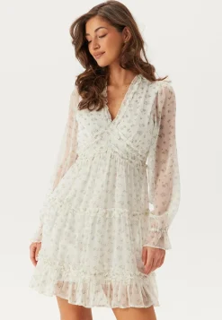 VERO MODA Juhlamekot|Kukkakuosiset Ja Kuviolliset Mekot*Vmsmilla LS frill short dress