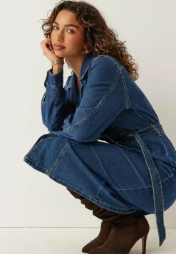 VERO MODA Paitamekot|Pitkähihaiset Mekot*Vmtelly Ls 7/8 DNM DRESS