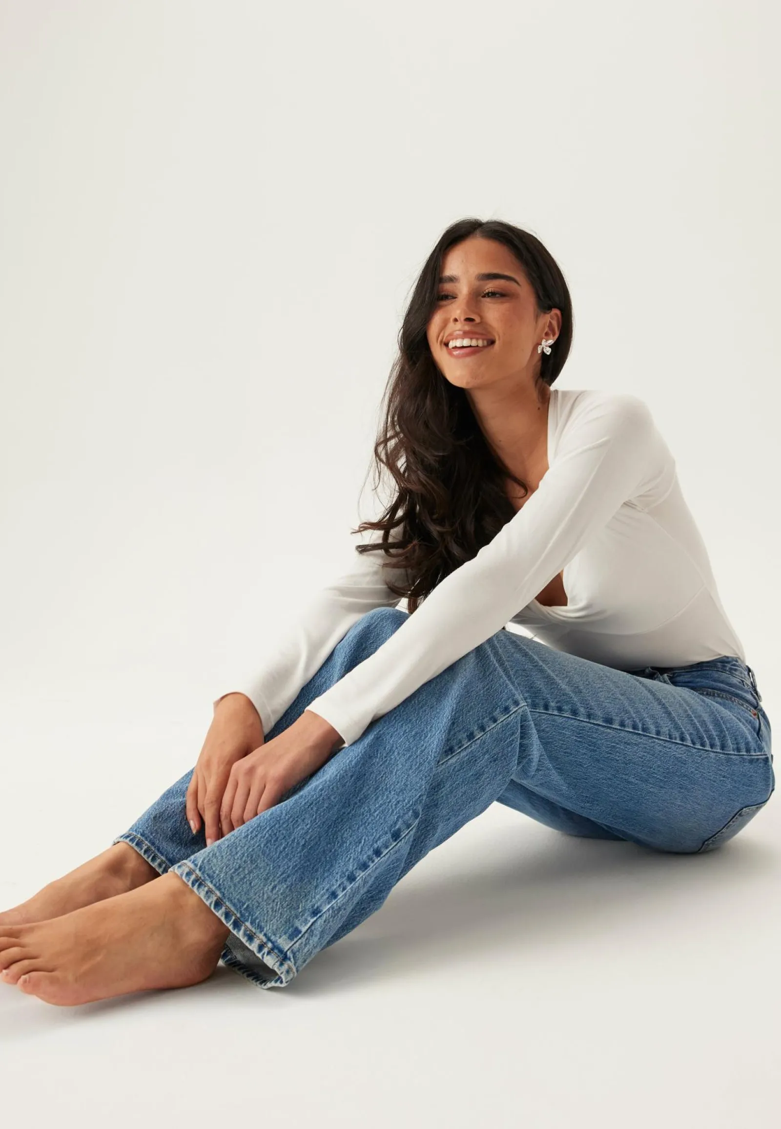 VERO MODA Farkut|Suorat Farkut*Vmtessa Hr Straight Jeans Li31