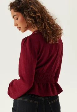 BUBBLEROOM Yksiväriset Puserot Ja Paidat|Tunikat Ja Puserot*V-neck Button Blouse