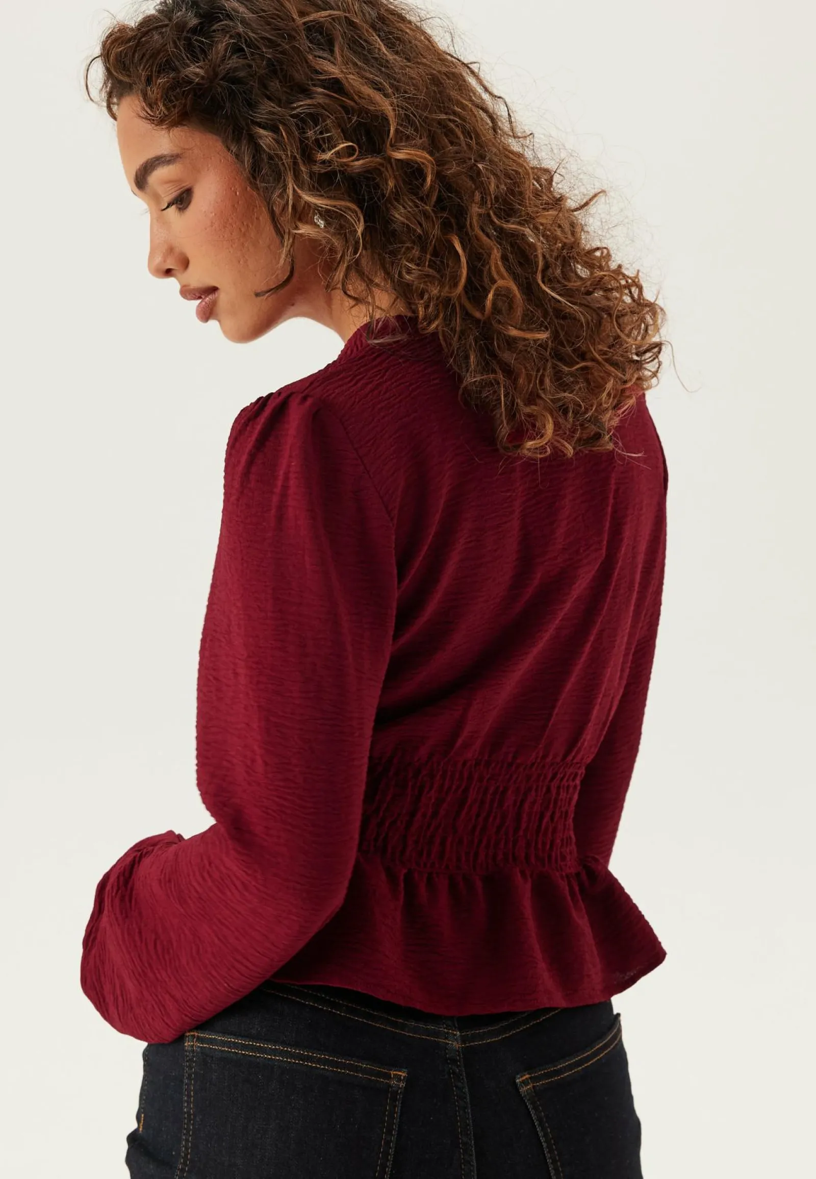 BUBBLEROOM Yksiväriset Puserot Ja Paidat|Tunikat Ja Puserot*V-neck Button Blouse