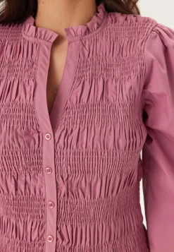 BUBBLEROOM Yksiväriset Puserot Ja Paidat|Tunikat Ja Puserot*V-neck Cotton Smock Blouse