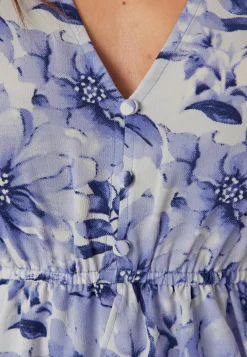 BUBBLEROOM Röyhelömekot|Kukkakuosiset Ja Kuviolliset Mekot*V-neck Flounce Maxi Dress