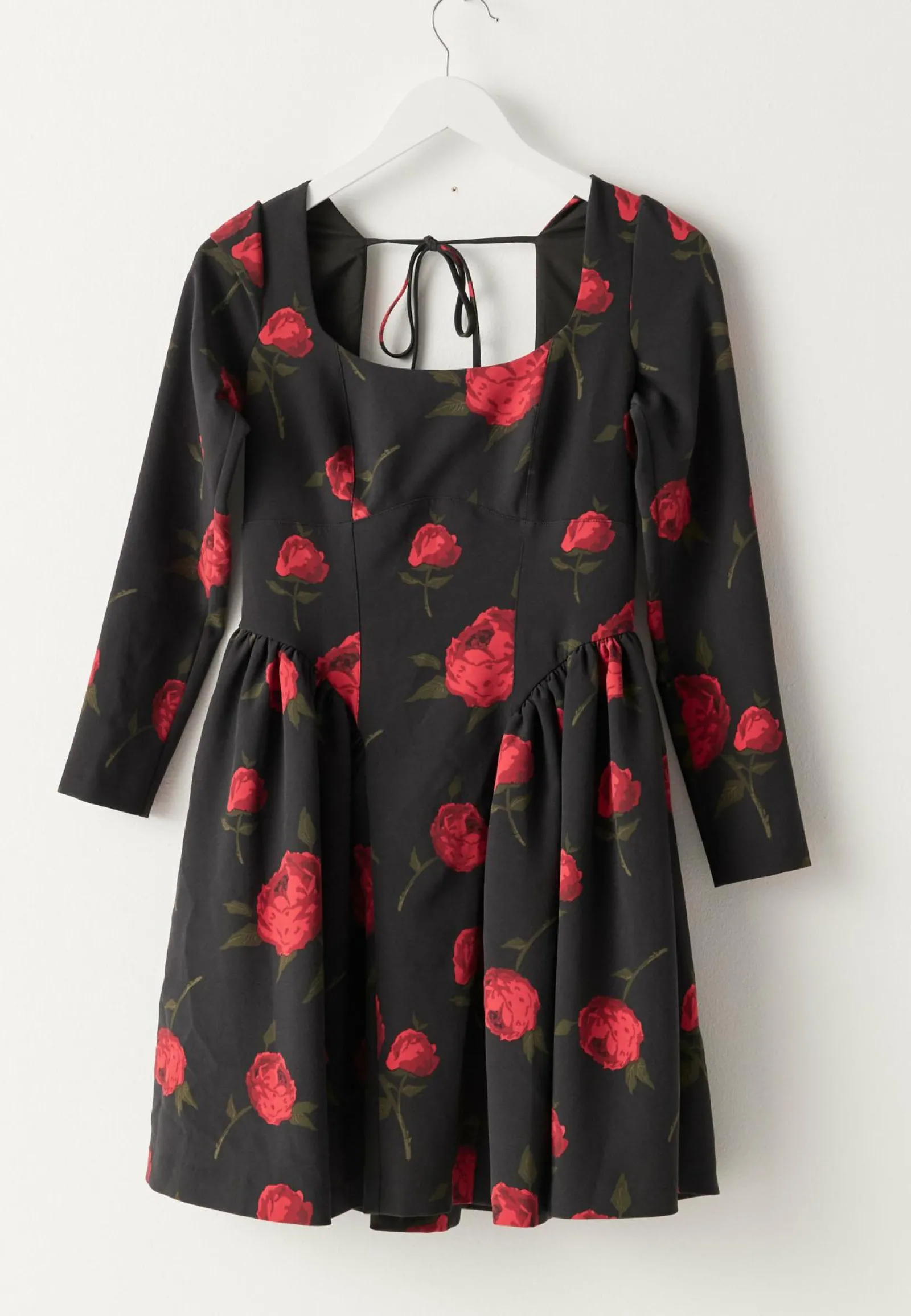 Bubbleroom Occasion Kukkakuosiset Ja Kuviolliset Mekot|Pitkähihaiset Mekot*Volume Skirt Long Sleeve Mini Dress