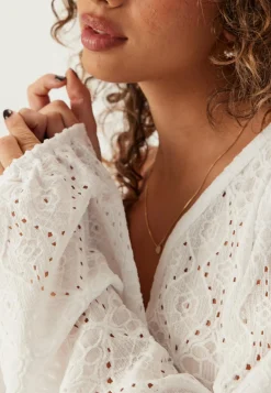 BUBBLEROOM Yksiväriset Puserot Ja Paidat|Tunikat Ja Puserot*Volume Sleeve Button Blouse