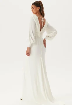 Bubbleroom Occasion Häämekot*Waterfall Back Satin Wedding Gown