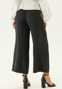 BUBBLEROOM Leveälahkeiset Housut|Keskivyötäröiset Housut*Wide Ankle Modal Trousers