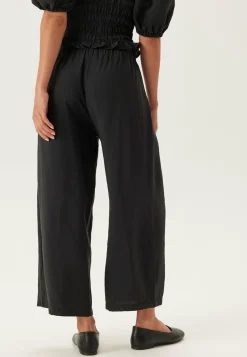 BUBBLEROOM Leveälahkeiset Housut|Keskivyötäröiset Housut*Wide Ankle Modal Trousers