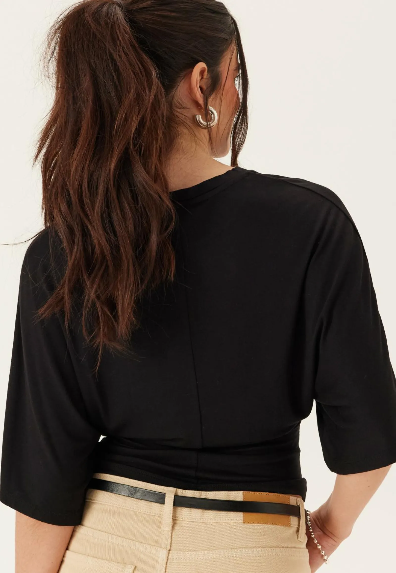 BUBBLEROOM T-Paidat|Rennot Topit*Wide Sleeve Fitted Tee