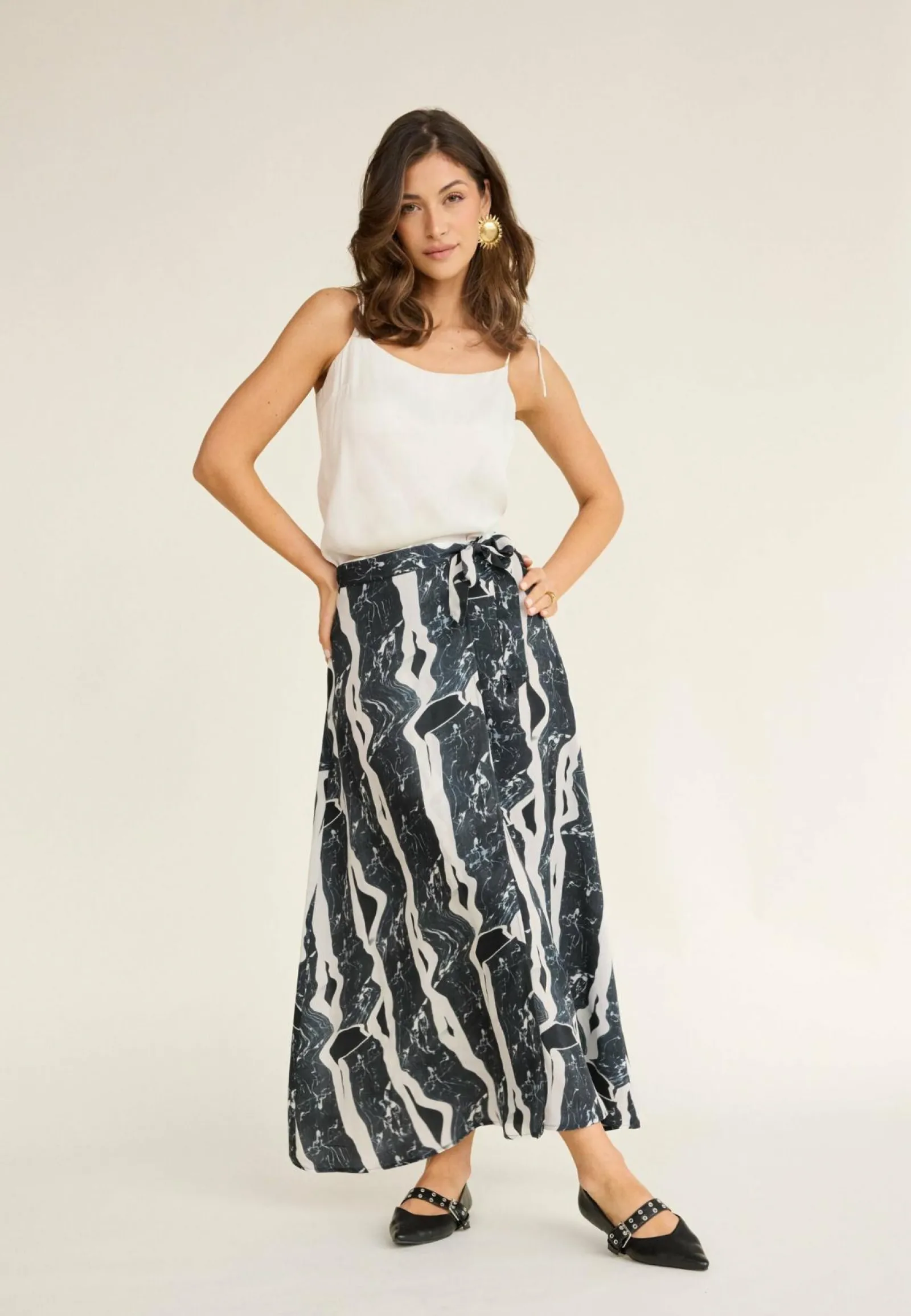 Bubbleroom Ateljé Juhlameet|Maxihameet*Wrap Maxi Skirt