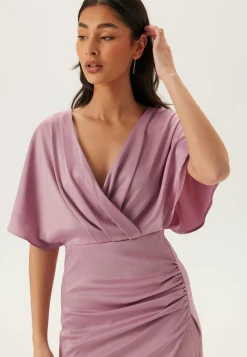 Bubbleroom Occasion Morsiusneitomekot|Juhlamekot*Wrap Satin Gown