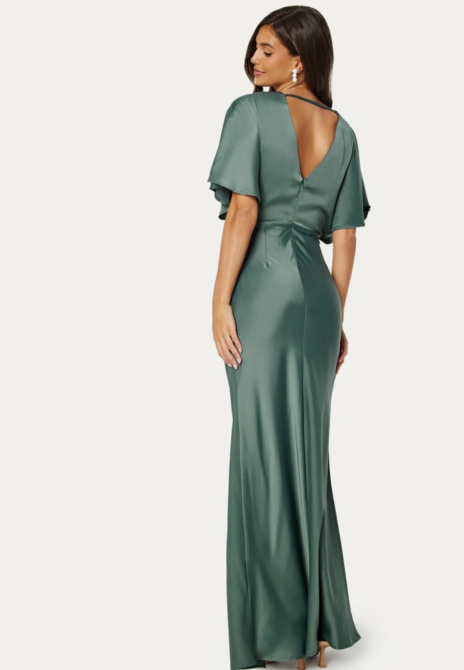 Bubbleroom Occasion Morsiusneitomekot|Juhlamekot*Wrap Satin Gown