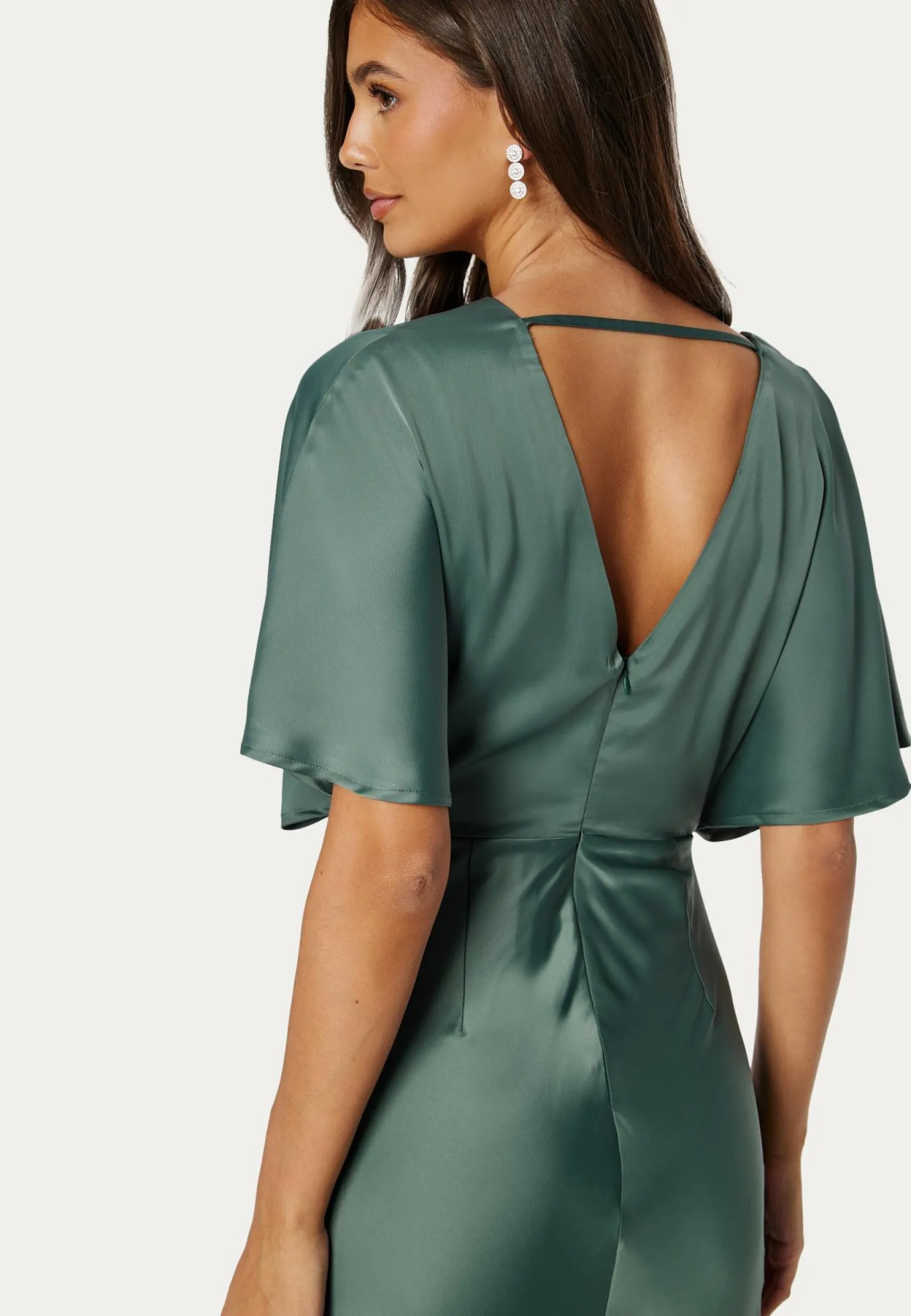 Bubbleroom Occasion Morsiusneitomekot|Juhlamekot*Wrap Satin Gown