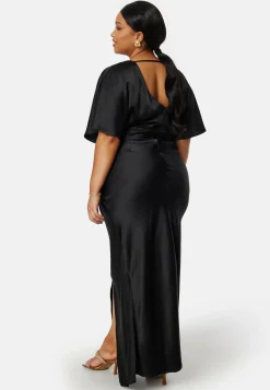 Bubbleroom Occasion Morsiusneitomekot|Iltapuvut*Wrap Satin Gown