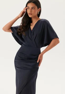 Bubbleroom Occasion Morsiusneitomekot|Juhlamekot*Wrap Satin Gown