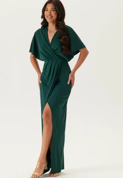 Bubbleroom Occasion Joulumekot|Juhlamekot*Wrap Slit Maxi Dress
