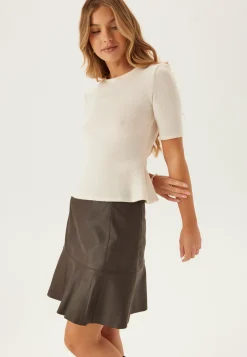 YAS Nahkahameet|Lyhyet Hameet*colly Mw Naplon Leather Skirt