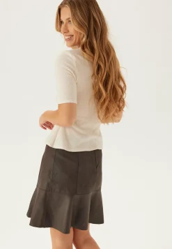 YAS Nahkahameet|Lyhyet Hameet*colly Mw Naplon Leather Skirt