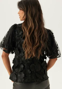 YAS Juhlatopit*flowering Ss V-neck Top