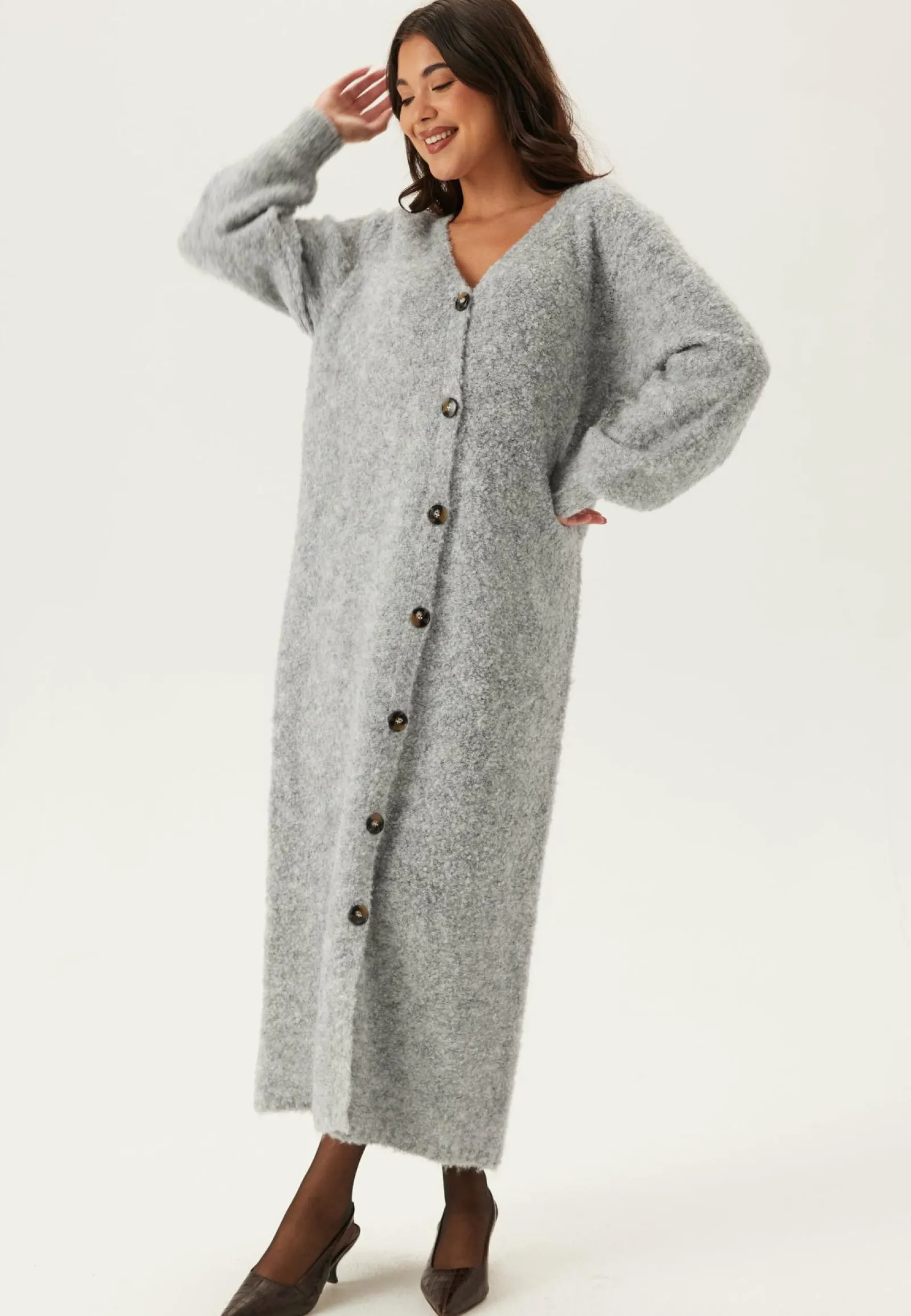 YAS Neuletakit|Pitkähihaiset Mekot*plyra Knit Maxi Dress