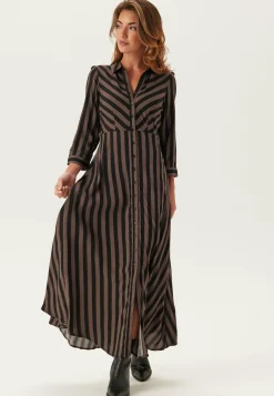 YAS Raidalliset Mekot|Paitamekot*savanna Long Shirt Dress