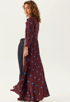 YAS Kukkakuosiset Ja Kuviolliset Mekot|Paitamekot*savanna Long Shirt Dress