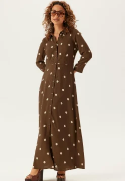 YAS Paitamekot|Pilkulliset Mekot*savanna Long Shirt Dress