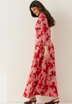 YAS Kukkakuosiset Ja Kuviolliset Mekot|Paitamekot*savanna Long Shirt Dress