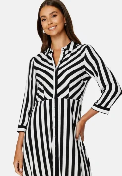 YAS Raidalliset Mekot|Kukkakuosiset Ja Kuviolliset Mekot*savanna Long Shirt Dress
